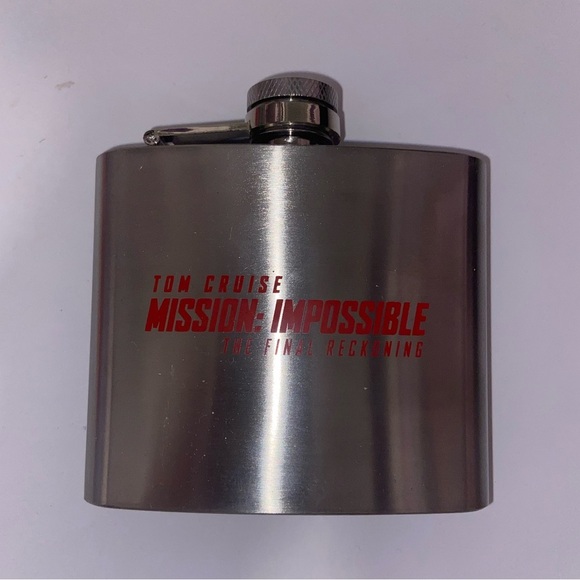 Tom Cruise Mission: Impossible: The Final Reckoning Stainless Steel Flask (5oz) - Picture 2 of 6